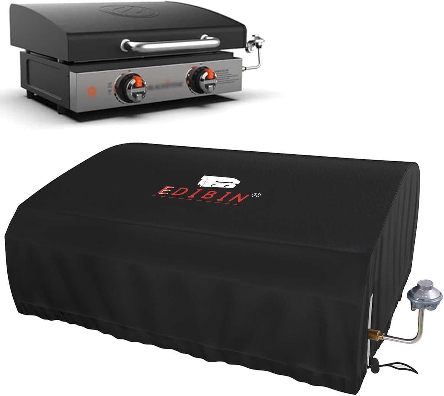 Grill Cover for Blackstone 22 Inch Griddle 1813,Waterproof Oxford BBQ Grill Cover Fits Blackstone 22" Tabletop Griddle with Hood