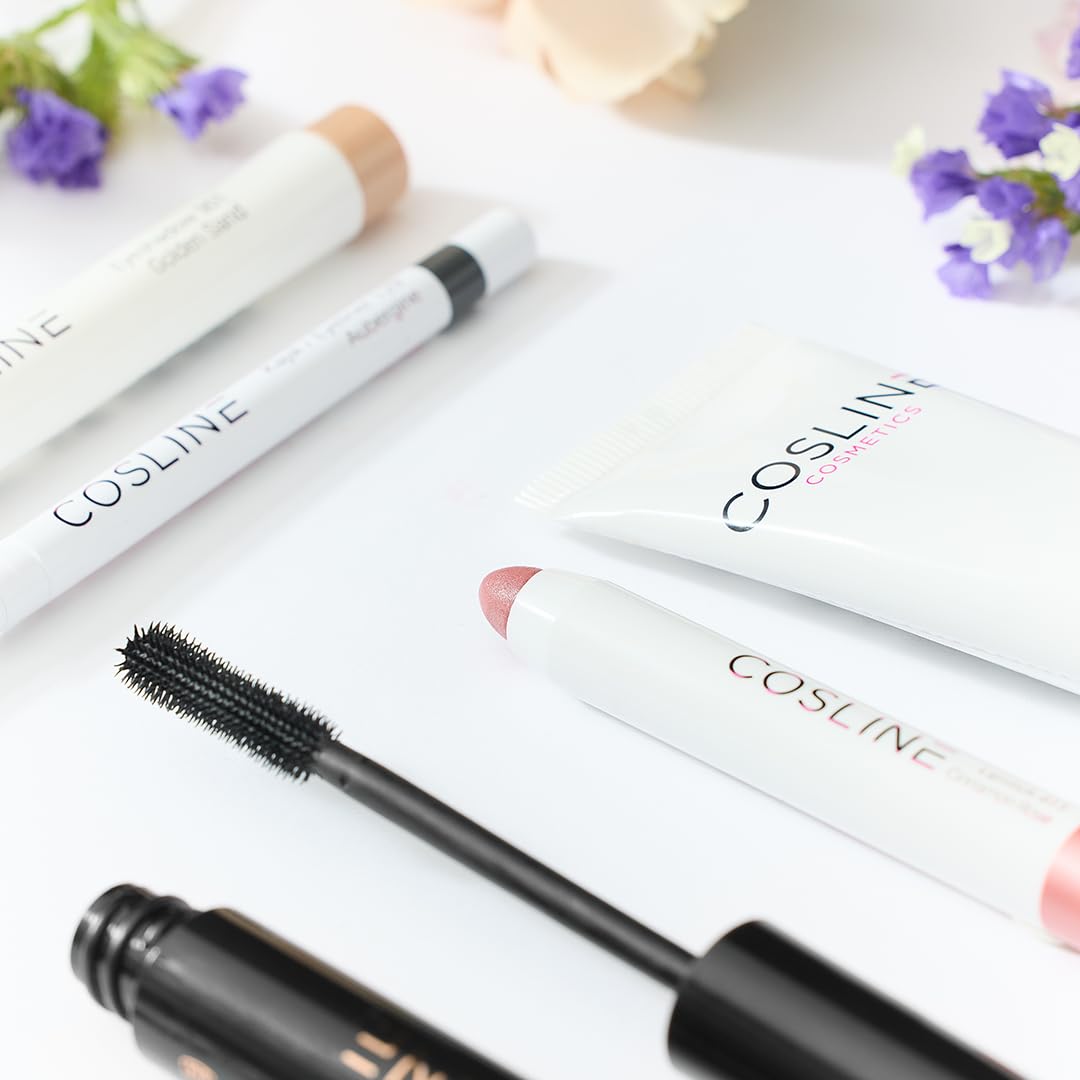 COSLINE Starter-Set, Make-up-Set, Schminken für Anfänger, Kosmetik-Grundausstattung, Ideal als Geschenkset, Für Grundierung, Augen, Lippen, Made in Germany