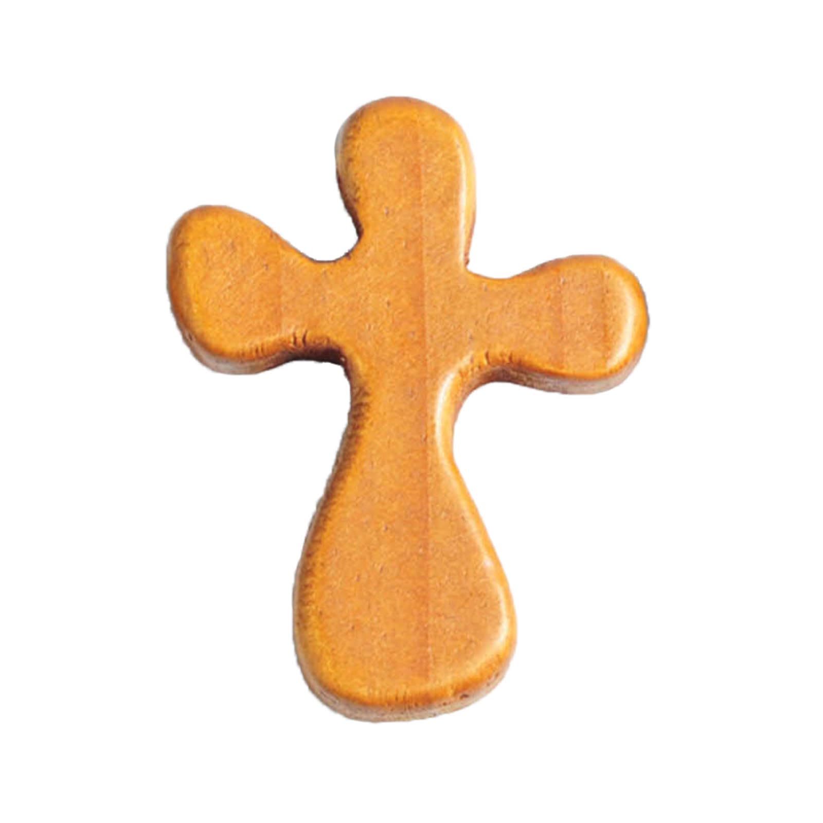 Tsophreniq Wood Holding Hand Crosses Small Pocket Hand Cross Holding Cross Gift Christmas Ornaments Crosses Handicraft Ornaments Religious Gift