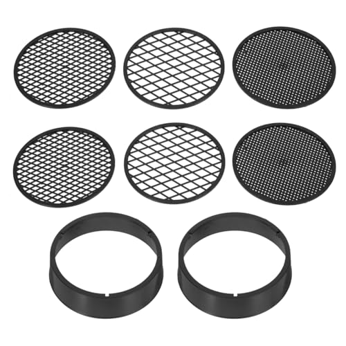Yardwe 2 Sets/8pcs Soil Sifter Mesh Sifting Pan Gardening Tool Set - 4.4