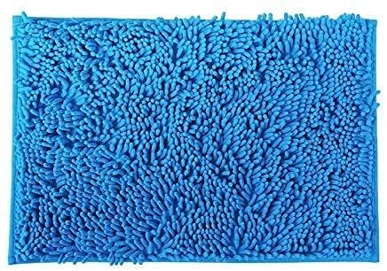 Tapis de bain en mousse à mémoire de forme violet gris absorbant pour salle de bain