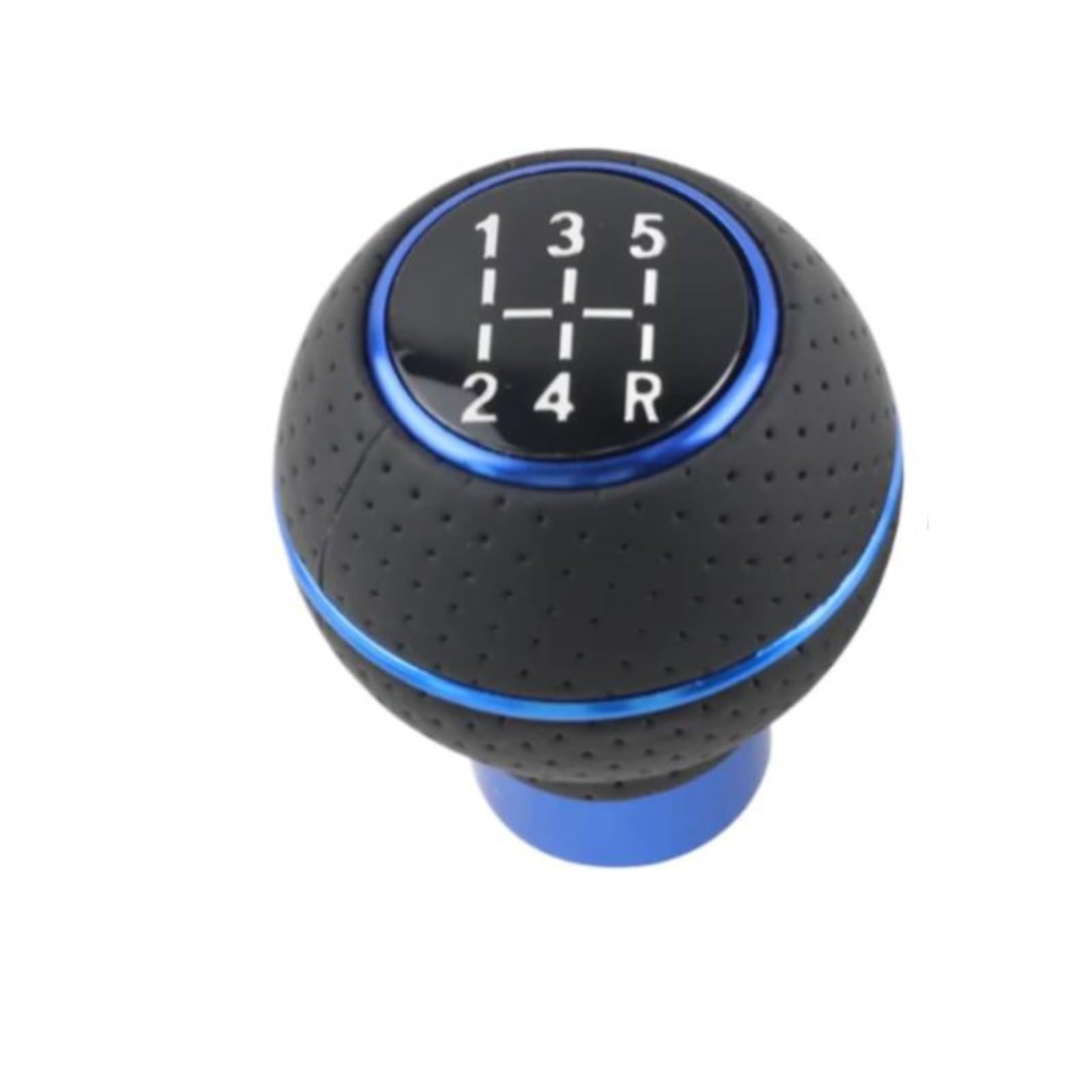 Glblpexelr Blue Upgrade Gear Stick Knob For 5 Speed Manual Ball Shift Knob