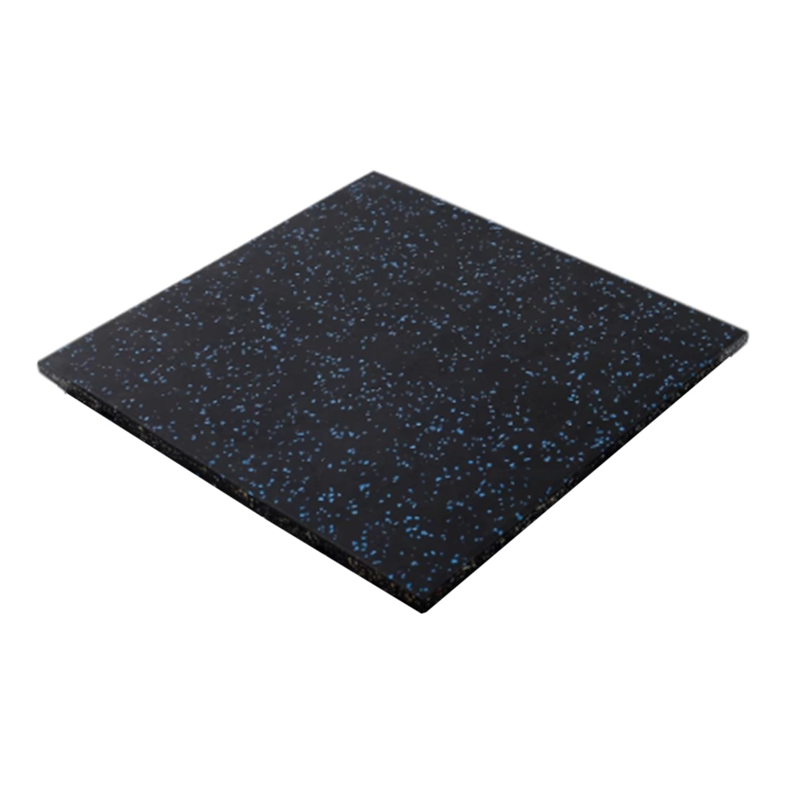 Tappetino in gomma resistente, antivibrazione, antiscivolo, con gomma ad alta densità, per attrezzature da palestra e cuscino per allenamenti (50 x 50 x 2,5 cm)