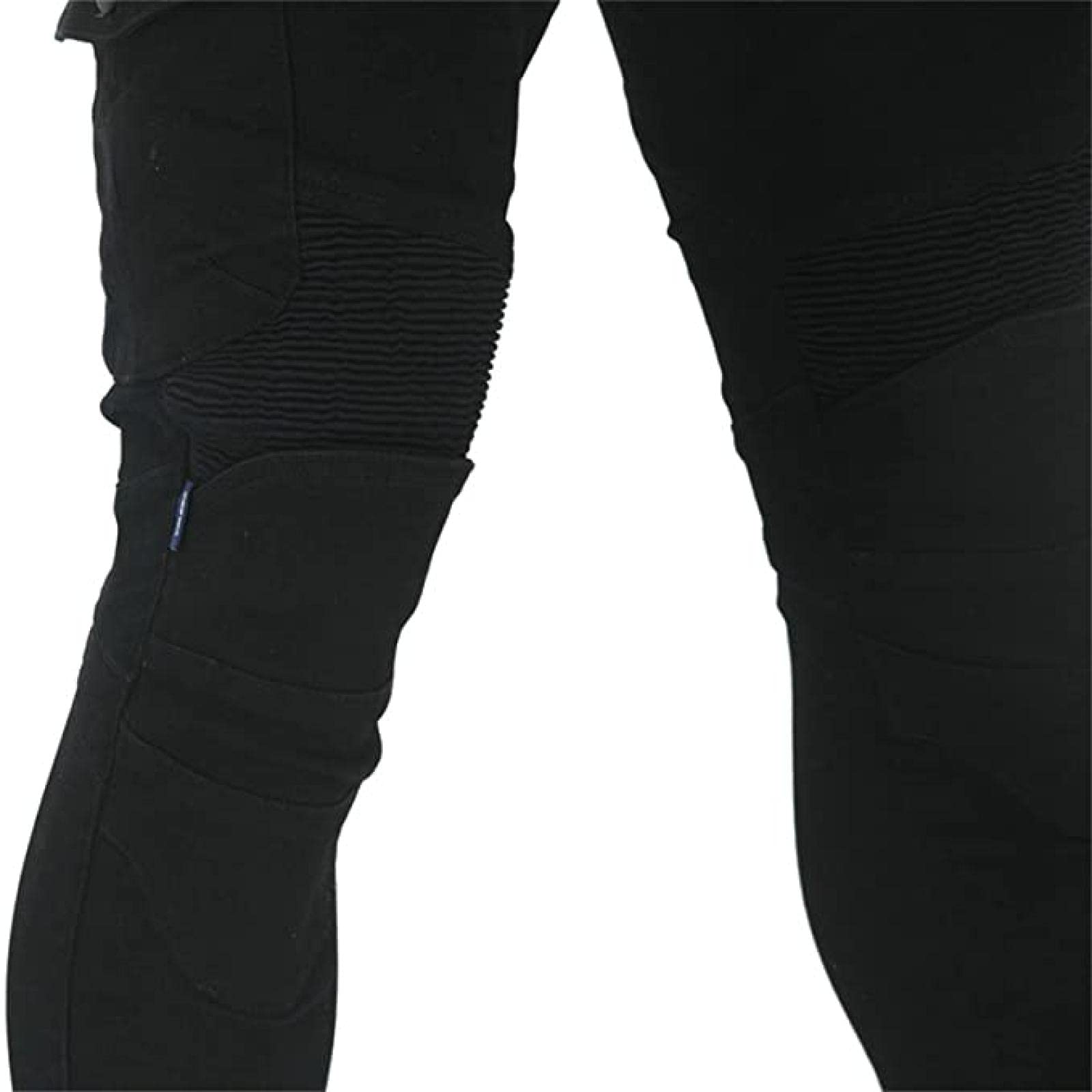 Motorradhose,Schutzhose,Herren,Motorradjeans,aus atmungsaktivem, verschleißfestem,mit 2 Paar Protektoren an Hüfte und Knie, abnehmbare Pads