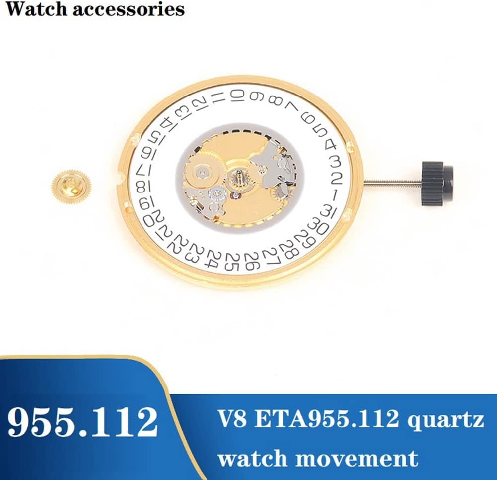 955.112 Movement ETA955.112 955112 Quartz Watch Movement with Calendar Plate High-Precision Mechanical Watch Movement Spare Parts Accessories