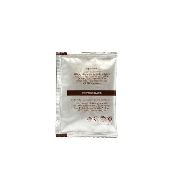 2 Boxes NuGano Ganoderma Lucidum Extract Black Coffee with Zero Calories