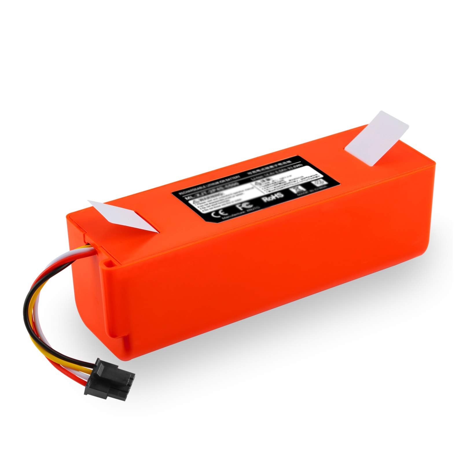 14,4 V 6500 mAh Li-ion wymienna bateria bateria robota 14,4 V bateria odkurzacza robota wodoodporna bateria zamiatarki