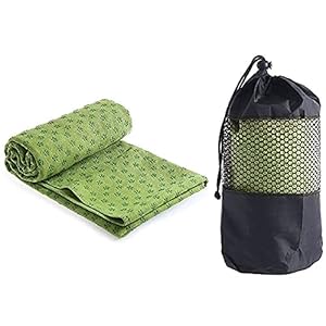 Toalla de Yoga Antideslizante y con Agarre húmedo – Microfibra