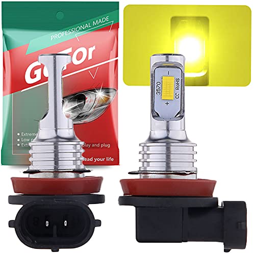 車 H11 H8 ライト フォグランプ LED イエロー NUTSLAMP FUTWOD