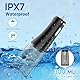 Wasser Dental Flosser Pick für Zähne - 4 Modi Oral Irrigator 300ML Zahnspange Flossers Cleaner, Portable IPX7 wasserdicht Oral Irrigator Professional Flossing Reinigung Picks für Home Travel（Black）