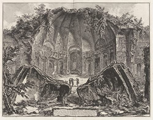 Cuadro de lienzo de la Villa Adriana de Tívoli de 60x90cm para decoración
