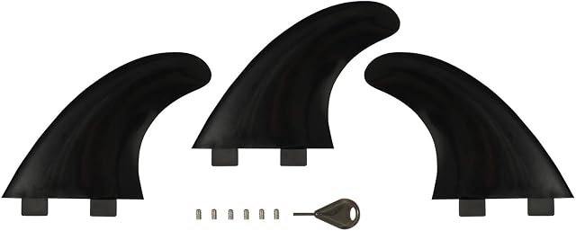 iBOARD Future fins FCS Fins 9 inch Center SUP Paddle Board Fins Foam Surfboard Accessories softboard Fin with Fin key and Screws