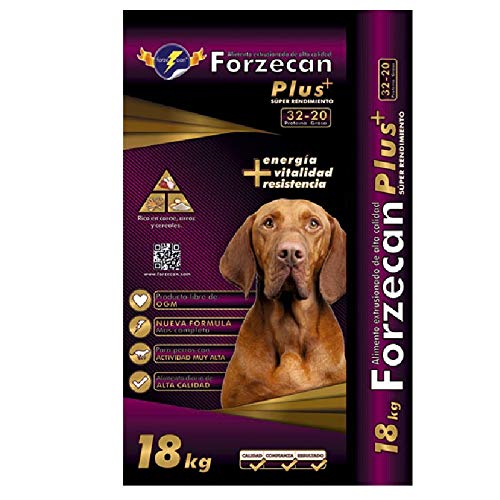FORZECAN Plus, Pienso para Perros Súper Rendimiento. Saco 18 Kg Cover