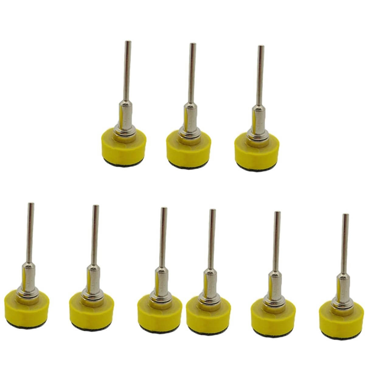 Rueda de Pulido, 9 Piezas de Brocas para Almohadilla de Pulido de Metal Kit de Almohadilla de Pulido de Brocas de Metal