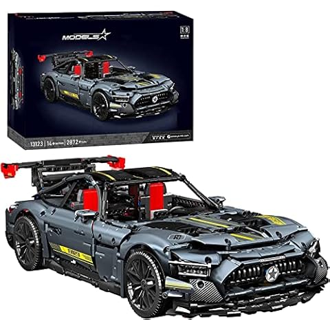 Auforua MOC Racing Car Model Kit, 2870 Pieces Sports Car Building Set Compatible with Lego Technic (No Motors) Cover