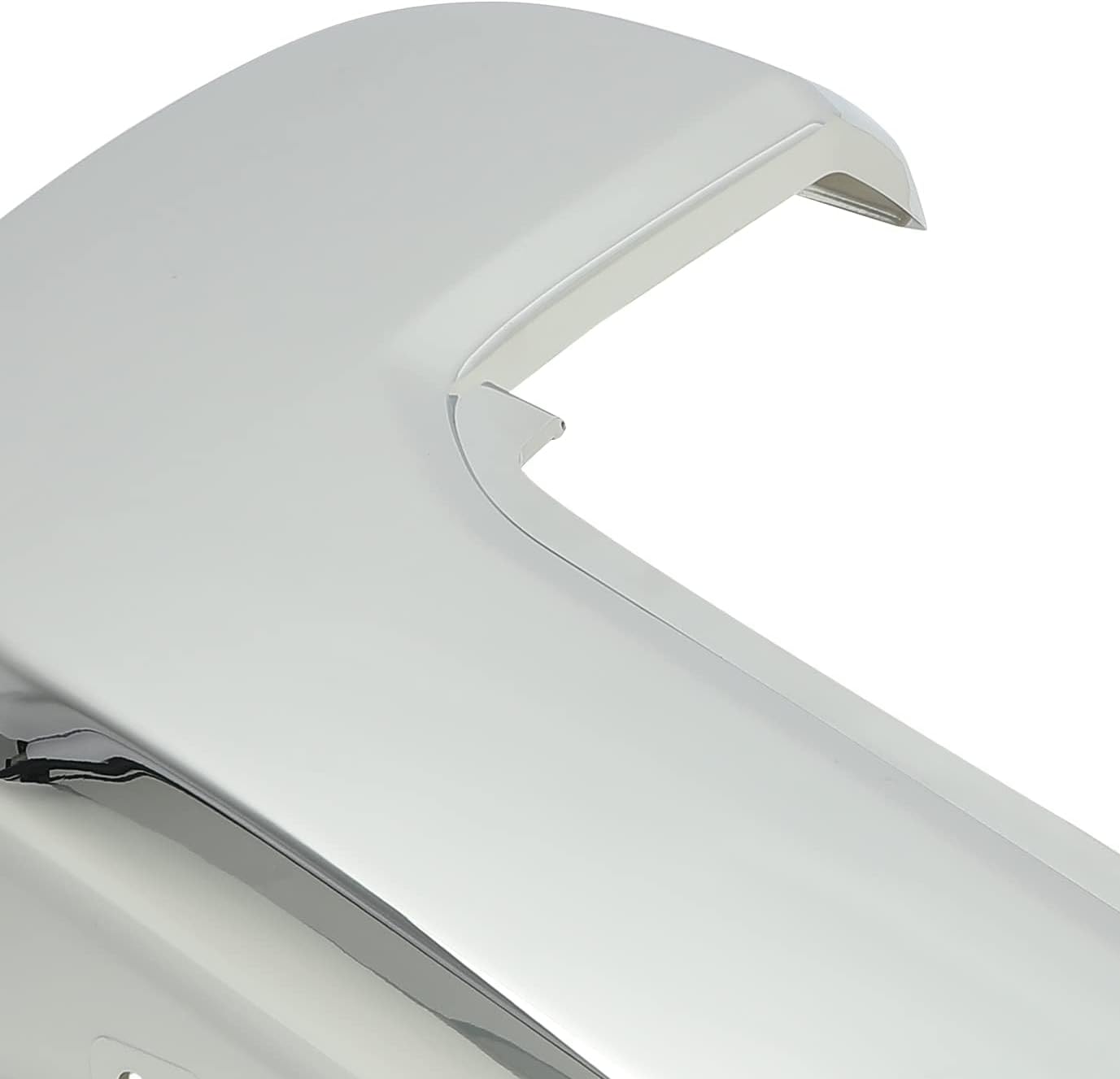 ECOTRIC LH Rear Bumper End Cap Compatible with 2016-2023 Toyota Tacoma w/o Parking Sensors Holes Driver Side Bumper Covers Corner Replacement for TO1104131 5215604020 Plastic Chrome