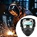 YsXoWiui Welding Cover Darkening Detachable Comfortable to Wear Convenient Lightweight High Performance Protection Weld Hood Protector, Color Lenses
