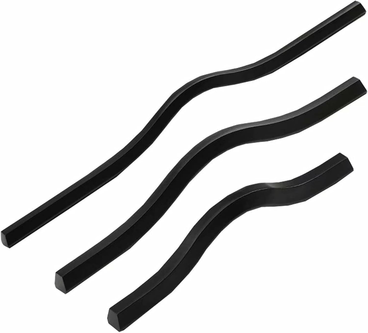 Vintage Ceramic Drawer Knobs,Cabinet Wardrobe Bow Pull Handles,5 pcs Black Modern Cupboard Hardware12.6 Inch Screw SpacingEuro Bar Drawer Pulls Kitchen Door HardwareColorGoldenSizeHo Furniture accesso