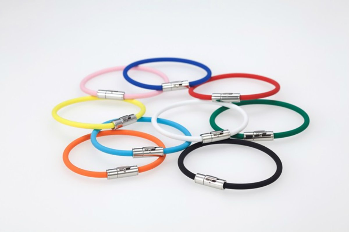 Amazon.co.jp: SEV ルーパー ブレスレット 19cm ホワイト HEACD-01710N