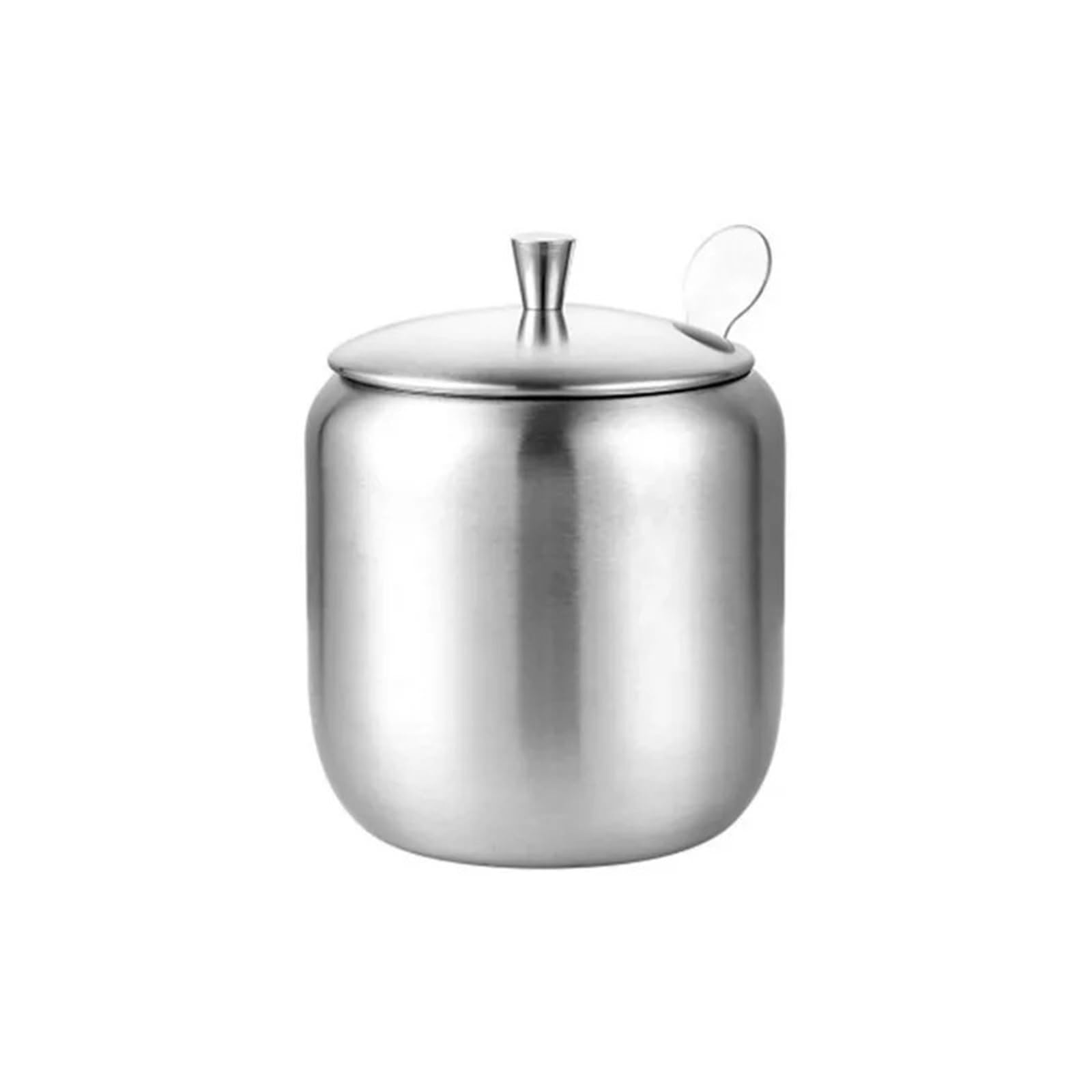 WSQHAO 3Pcs 350ml Stainless Steel Sugar Bowl for Condiment