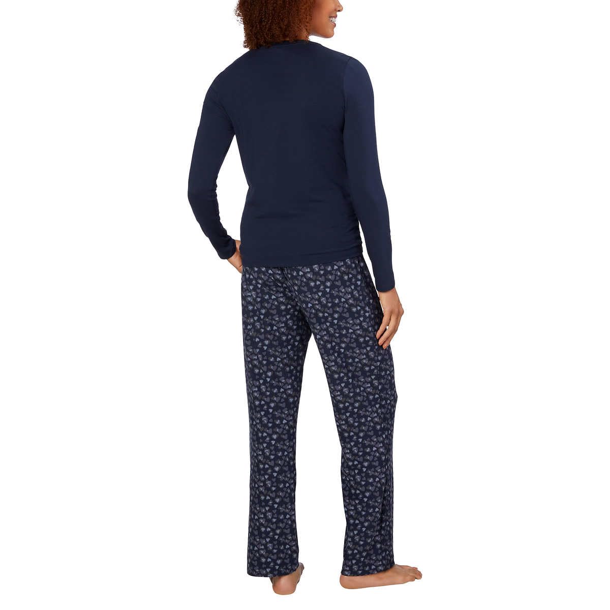 Calvin Klein Camiseta Clásica de Cuello Redondo Juego de Pijama Mujer