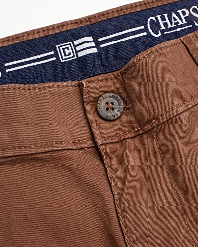 Chaps Men's Big and Tall Khaki Pants - Classic Straight Fit Casual Pant - Comfort Stretch Chinos with Flex Waistband for Men4