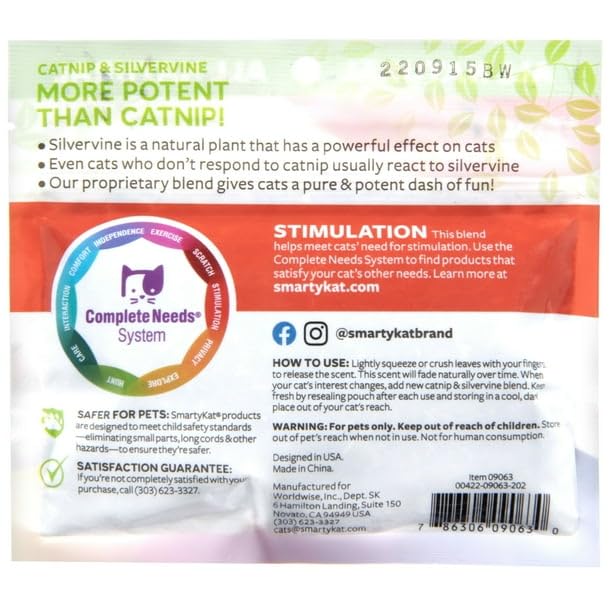 5 oz Catnip Garden Bag Toys