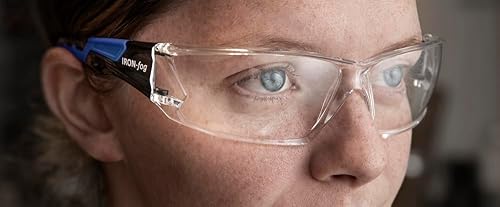 Miniatura 8 de Ironwear Gafas de seguridad 3085 antivaho ANSI Z87 compatibles con protección UVA y UVB (negrotransparente)