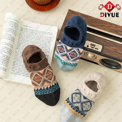 Image of DIVUE Low Cut Ankle Length Socks for Girls & Women | 5 Pair No Show Multi Color Combo Pack | Soft Cotton Rich, Breathable, Sweat Absorbent, Odor Resistant, Stretchable, Durable Socks Casual & Sports
