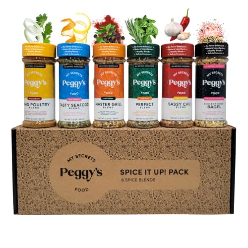 My Secrets Peggy's Food Spice It Up Pack - 6 Blends