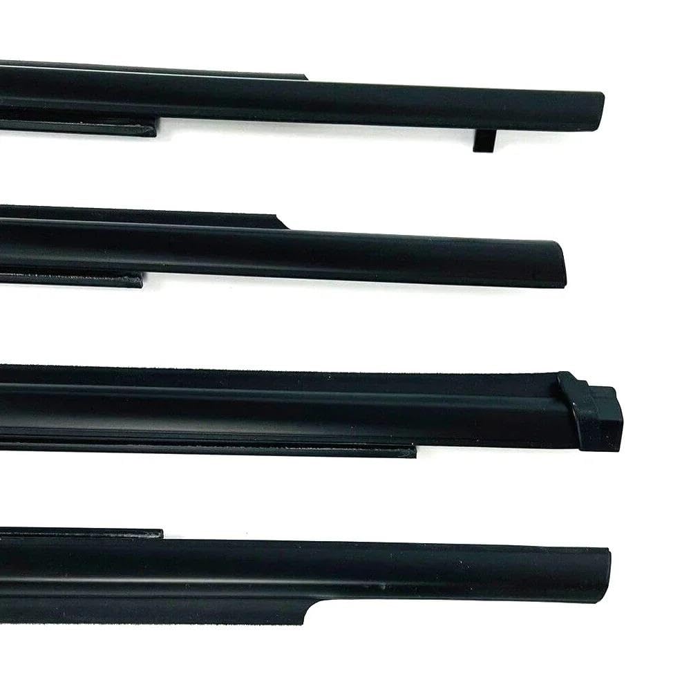 Striscia Tenuta Portiera Guarnizione Finestrino Esterno 4 Pezzi Per Mitsubishi Per Outlander Sport GA 2010-2021 Modanatura Cintura Porta Laterale Guarnizioni