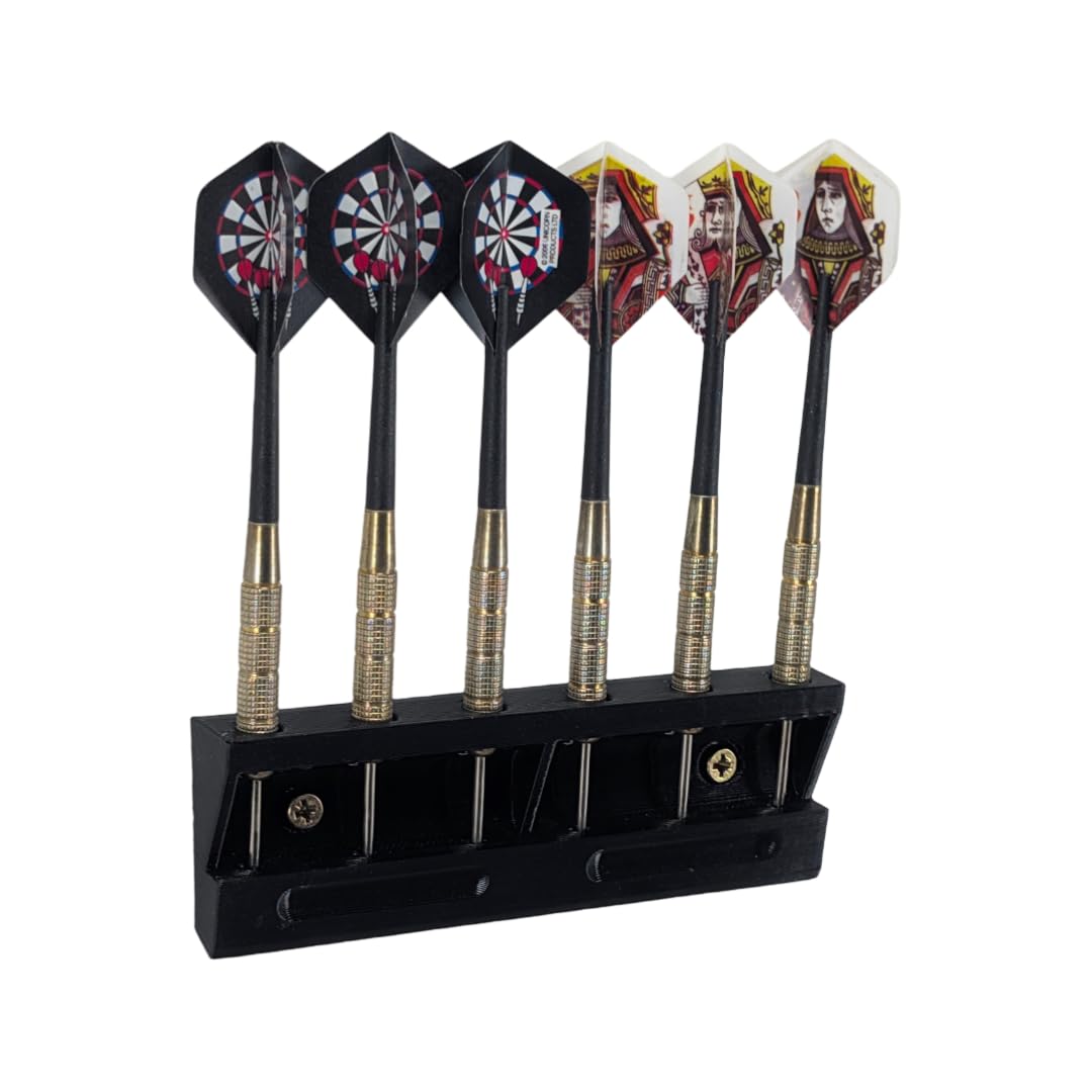 3D Cabin Dart Wall Mount Holder Bracket Storage Organiser For 6