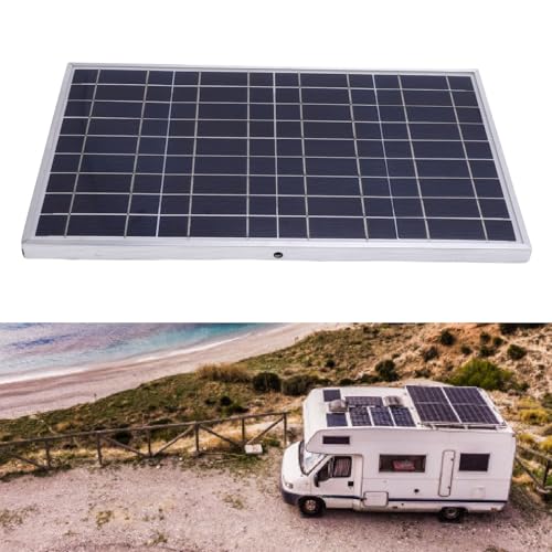 Panel solar de 100W resistente a la intemperie para escapadas en caravana 4