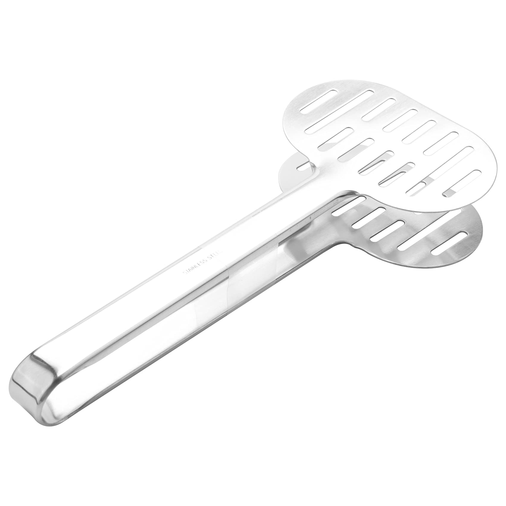 CTRLZS Stainless Steel Turner Tongs Kitchen Double Spatula Bread and Burger Tongs for Cooking Food-Barbecue Clamp Buffet Pliers