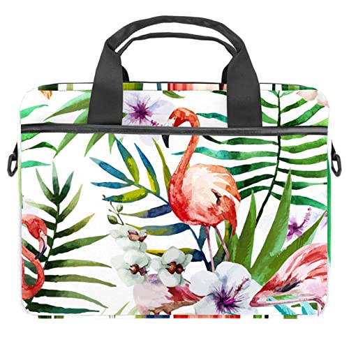 Sacoche pc portable 13.3 pouces antichoc à motifs fleurs avec bandoulière réglable