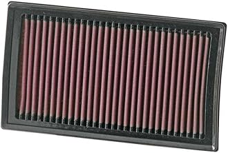 K&N Engine Air Filter: Reusable, Clean Every 75,000 Miles, Washable, Premium, Replacement Car Air Filter: Compatible with 2003-2018 NISSAN (Evalia, NV200, Juke, Note, Micra, Modus, Clio), 33-2927
