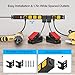 CRST 8-Outlet Heavy Duty Power Strip Surge Protector (2100 Joules), Mountable Metal Long Power Bar with 6FT 14AWG Extension Cord, 15A Circuit Breaker, ETL Listed for Garage, Workshop, Office