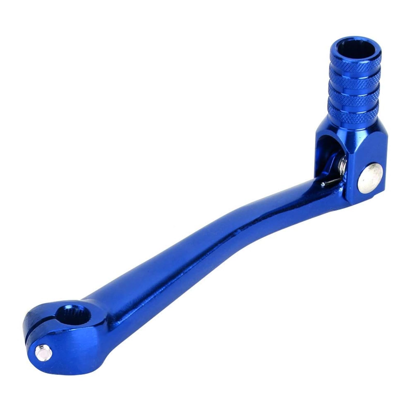 Levier Pliable pour Moto Cross, 150mm Trou 11-14mm Levier Repliable Anti-Dérapant en Aluminium Usiné CNC pour Dirt Bike