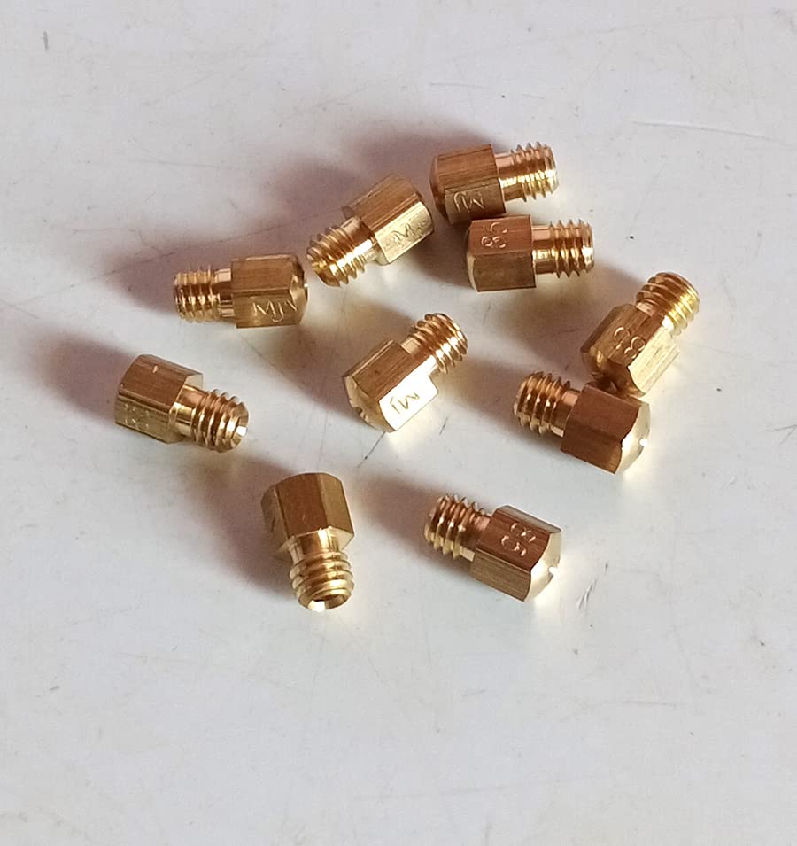 Burner Parts Brass Jet Nozzles (10 Pcs) 0.58mm