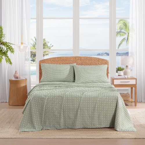 Image of Tommy Bahama - Cotton King Sheet Set with Pillowcases, Deep Pocket
