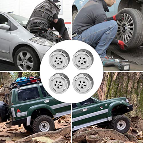 ULTECHNOVO Cubo da Roda 4Pcs Rc Escala 1:10 Controle Remoto Do Cubo da Roda Do VeÃ­culo AtualizaÃ§Ãµ