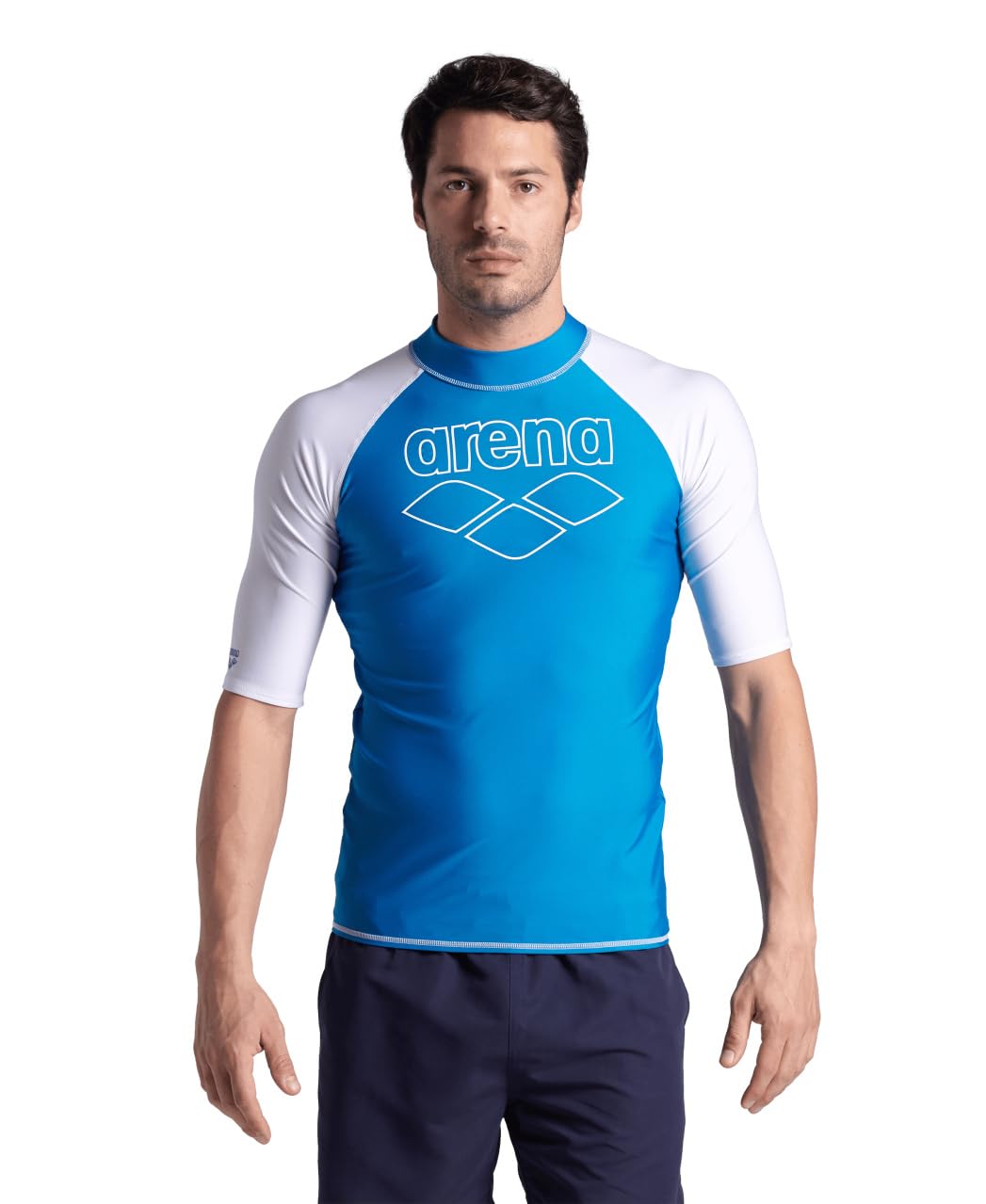 ARENA Men's Rash Vest S/S Graphic Top Hombre (Pack de 1)