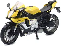 NewRay 1:12 Yamaha YZF-R1 - Moto - Brinquedo de Moto - Criança - Infantil - Amarelo
