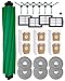 iRobacc 24 Accessori per iRobot Roomba Plus 405/505 Combo Robot Aspirapolvere : 1 Spazzola Principale, 6 Spazzole Laterali, 4 Filtri HEPA, 6 Sacchetti per Aspirapolvere, 6 Salviettine, 1 Spazzola