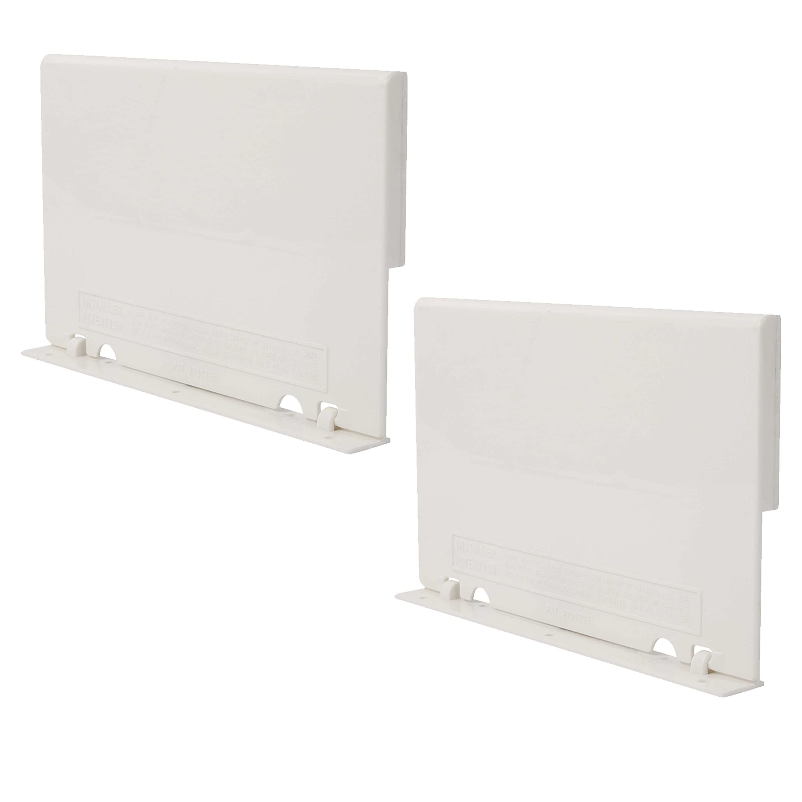 (2-Pack) Exact Replacement Part Number 08650-0022 Off-White Weir Gate Assembly - Sta-Rite U-3 Vinyl Liner Skimmer Hinged Weir Assembly - 8 1/2 Inches x 5 1/8 Inches