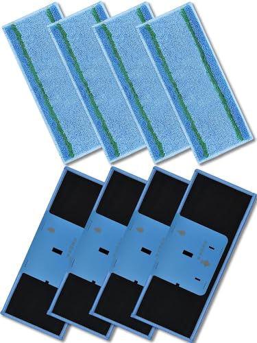 Image of Upgraded M6 Wet Mopping Pads for iRobot Braava Jet M6 Series 6012 /6110 /6112 /6113 Ultimate Robot Mops. Washable & Reusable Microfiber M6 Mop Deep Clean Pads Accessories, 8-Pack