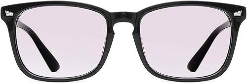 Miniatura 18 de TIJN Lentes de bloqueo de luz azul para mujeres y hombres, marco transparente cuadrado, anteojos nerd anti rayo azul, gafas para pantalla