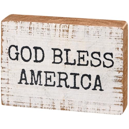 God Bless America Sign for Home Décor, Primitives...