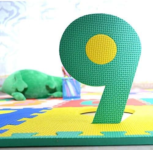 Miniatura 7 de Fieltro cuadrado para rompecabezas de espuma letras del alfabeto y números 6 x 6 pulgadas 72 piezas