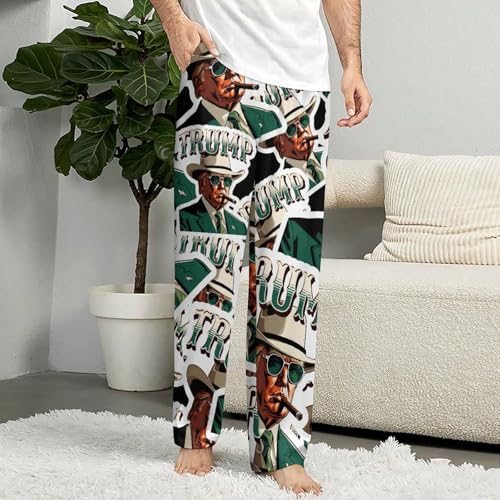 Trump Mens Pajama Pants Cool Casual Women's Lounge Pants Sleepwear4